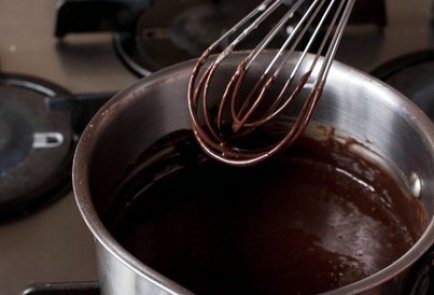 Шоколадное парфе с ореховым муссом