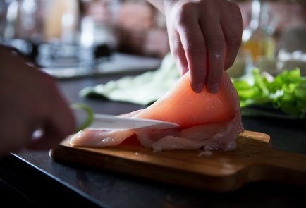 Шницель «Кордон блю» с сыром и ветчиной