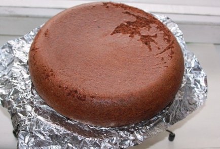 Шоколадно-карамельный бисквит на минералке