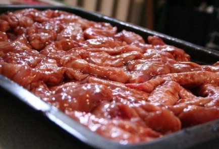 Куриные крылья в пикантном кисло-сладком соусе