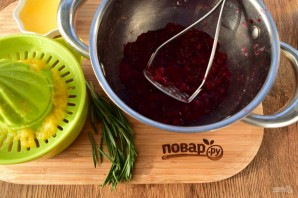 Безалкогольный клюквенный пунш - фото шаг 2