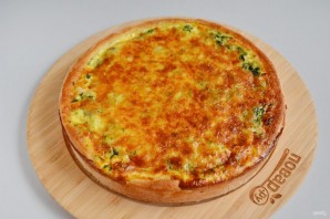 Быстрый куриный пирог со шпинатом и грибами - фото шаг 13