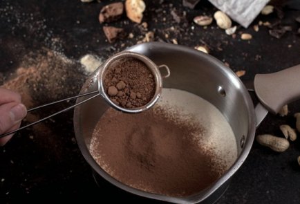 Шоколадное парфе с ореховым муссом