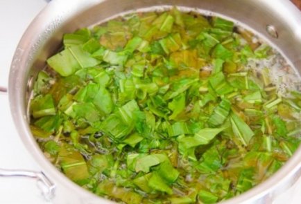 Украинский зеленый суп со щавелем и яйцом