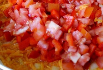 Куриные ножки с рисом и овощами по-каталонски