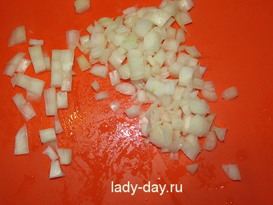 Порезанный лук