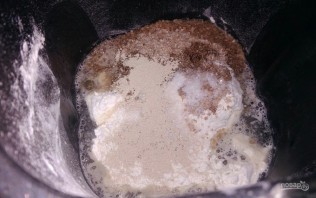 Хлеб с пшеничными отрубями в хлебопечке - фото шаг 2