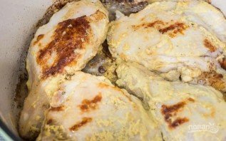 Курица, запеченная в духовке с горчицей - фото шаг 3