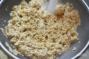 Морской окунь с табуле из киноа - фото шаг 3