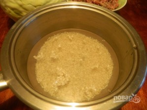 Мясной торт с рисом 