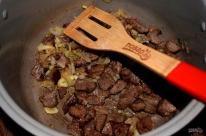 Нут с говядиной и овощам - фото шаг 3