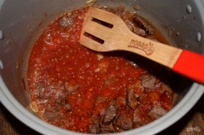 Нут с говядиной и овощам - фото шаг 4