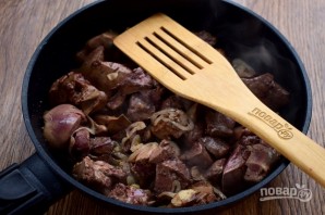 Паштет из куриной печени с коньяком и гранатовым желе - фото шаг 3