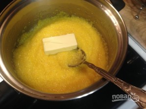 Полента с вялеными помидорами в беконе - фото шаг 3