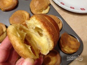 "Ленивые" эклеры с творожной начинкой