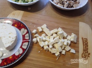 Слоеные корзинки с цукини и соленым сыром - фото шаг 3