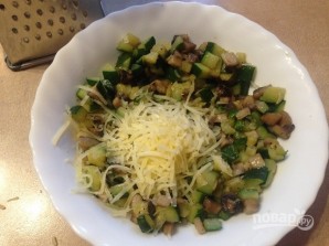 Слоеные корзинки с цукини и соленым сыром - фото шаг 5