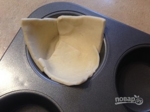 Слоеные корзинки с цукини и соленым сыром - фото шаг 8