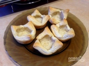 Слоеные корзинки с цукини и соленым сыром - фото шаг 13