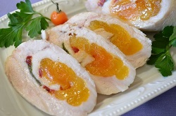 Рулеты из куриных грудок с курагой Вкусные блюда из курицы