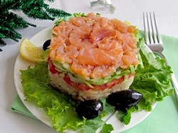 Вкусные рецепты салатов из рыбы и морепродуктов