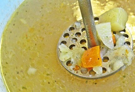 Куриный суп с плавленым сырком и картофелем