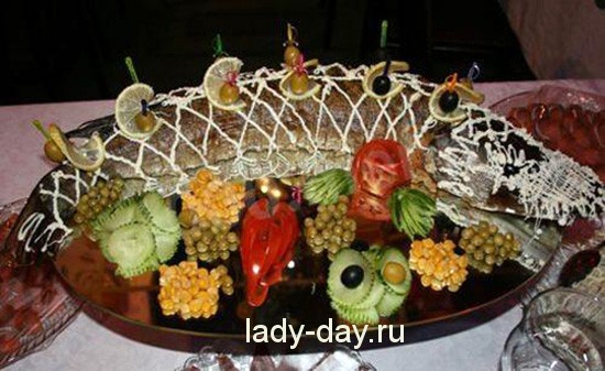 Фаршированный судак