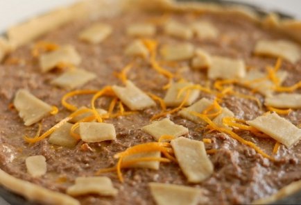 Шоколадно-творожный чизкейк с тыквой