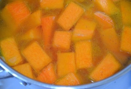 Тыквенный крем-суп с беконом и Пармезаном