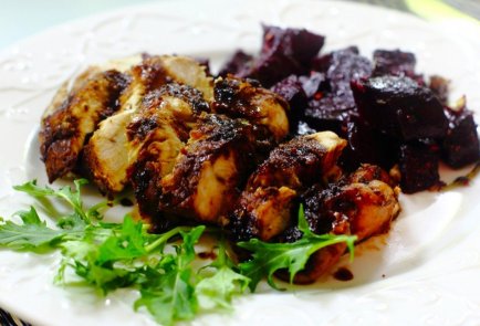 Куриные грудки на пару в соевом соусе