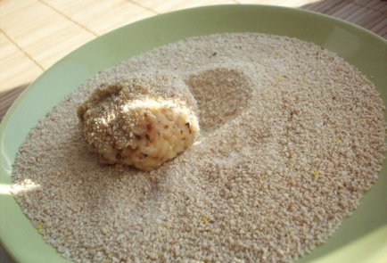 Рисовые зразы с сыром «Моцарелла»