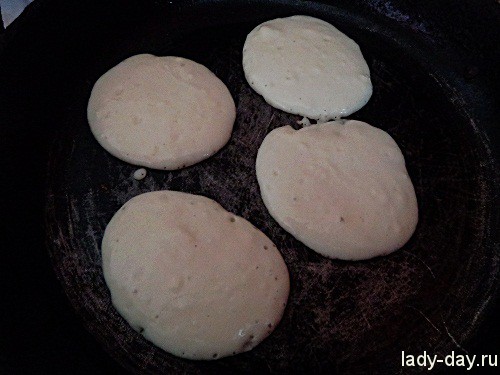 Оладьи на кефире