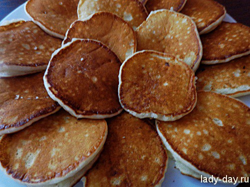 Оладьи на кефире