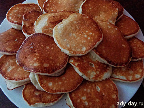 Оладьи на кефире