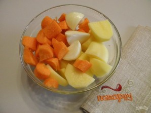 Гороховый суп-пюре с мясом - фото шаг 3