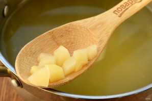 Куриный суп-пюре с макаронами - фото шаг 3