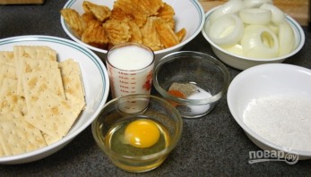 Луковые снеки - фото шаг 1