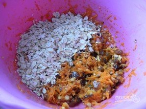 Морковное печенье с овсяными хлопьями - фото шаг 4