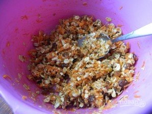 Морковное печенье с овсяными хлопьями - фото шаг 5