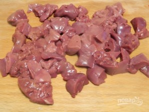 Нежный кекс с куриной печенью - фото шаг 3