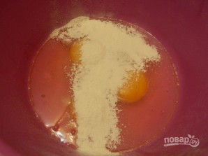 Нежный кекс с куриной печенью - фото шаг 7