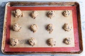 Песочное печенье с шоколадом и маршмеллоу - фото шаг 11