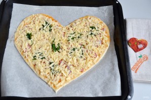 Пицца на 14 февраля - фото шаг 7