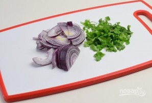 Салат из куриных сердечек - фото шаг 1