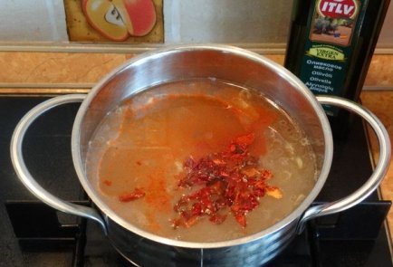 Луково-чесночная похлебка с шампиньонами