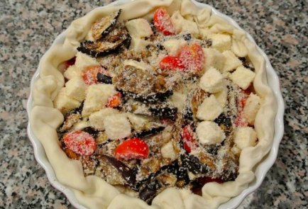 Пирог Средиземноморья с Моцареллой