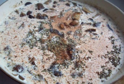 Паста фарфалле с лесными грибами