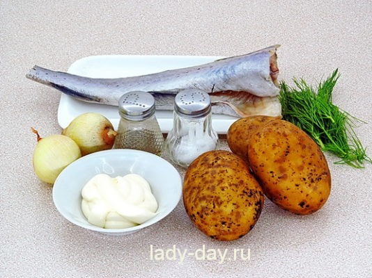 рыба и картофель