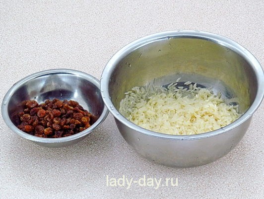изюм и рис