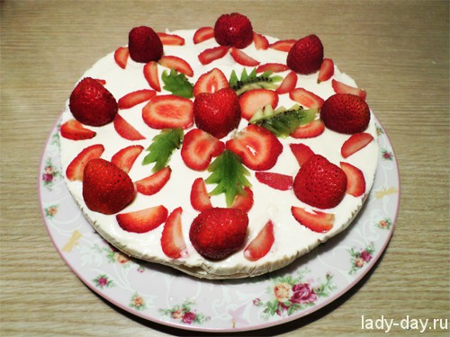 Творожный торт